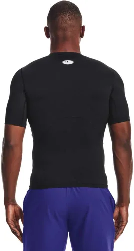 Vista 2 de Under Armour HeatGear - Camiseta de compresión de manga corta para hombre