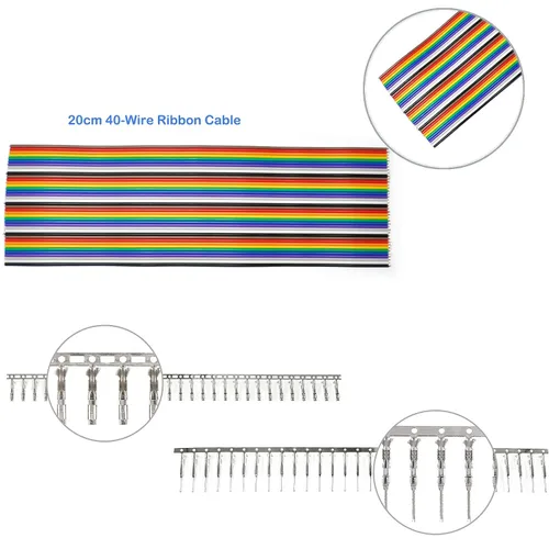 Vista 3 de Gikfun 780pcs 0.100 in paso 1 2 3 4 5 6pin vivienda conector Dupont alambre macho hembra crimpadoras adaptador adaptador kit surtido para RC Servo