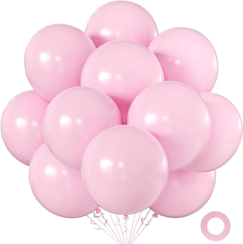 Vista 21 de KALOR Globos color morado ceniza de 18 pulgadas, 10 globos de látex mate, globos redondos grandes para bodas, baby shower, fiestas de cumpleaños