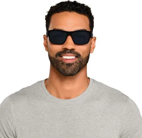 Vista 10 de Ironman Gafas de sol deportivas envolventes para hombre Negro