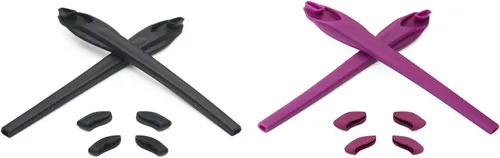 Vista 14 de Eye Opening Stuff Kits de goma de repuesto para auriculares y nariz compatibles con gafas de sol Oakley Flak 2.0/Flak 2.0 XL OO9188 Negro