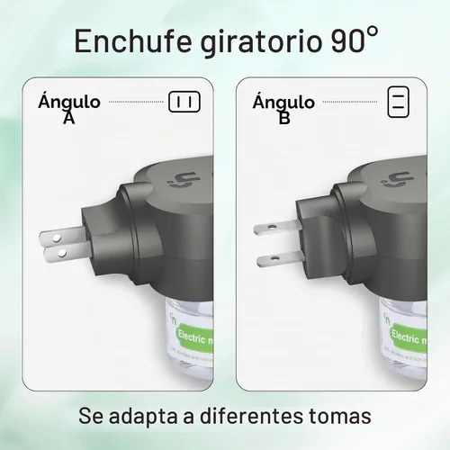 Vista 5 de Repelente de mosquitos para uso en interiores, control de aplicación Bluetooth, repelente electrónico de mosquitos, con 2 recambios repelentes