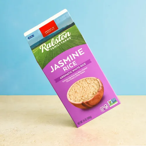 Vista 5 de Ralston Family Farms Arroz blanco jazmín, caja de 24 onzas: paquete de 6, cultivado en Estados Unidos, sin OMG, naturalmente libre de gluten