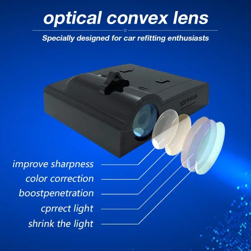 Vista 4 de 2 luces para puerta de automóvil, proyector de logotipo, esqueleto de calavera, universal, inalámbrico, para puerta de automóvil, luces LED