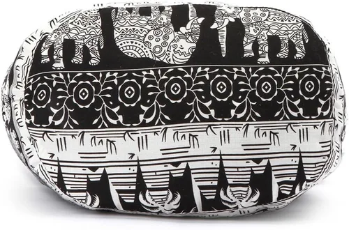Vista 21 de KARRESLY - Bolso bandolera de algodón bohemio, estilo hippie, hecho a mano