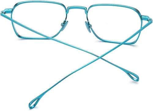 Vista 7 de FONEX Marco de lentes de titanio puro para hombre, anteojos cuadrados de gran tamaño, anteojos ópticos F85728