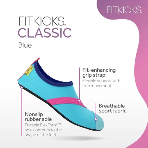 Vista 2 de FitKicks Original - Zapatos de agua para mujer plegables para una vida activa minimalistas estilo descalzo zapatos deportivos para el agua y la yoga
