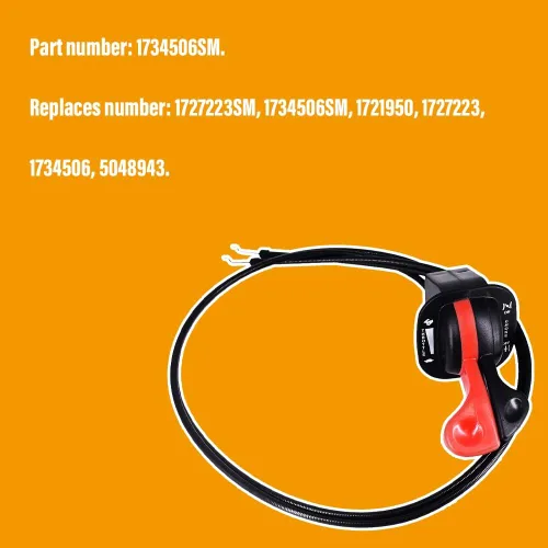 Vista 3 de CULMKARI Acelerador con cables de estrangulador para 5048943 1734506 1694747 1694752 1694807 1694818 1721950 1734506 1921950 16HP-23HP