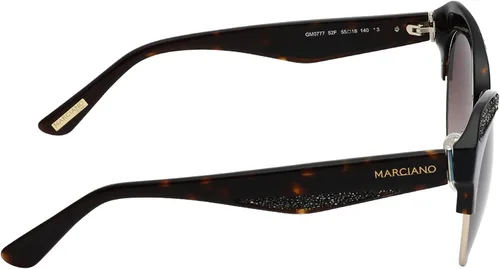 Vista 4 de Gafas de sol Guess by Marciano GM 0777 52F Dark HavanaGradient Marrón, Marrón