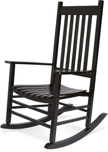 Vista 13 de Shine Company - Silla mecedora Vermont, color negro
