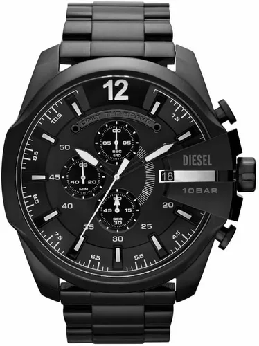 Vista 7 de Diesel Mega Chief Reloj de acero inoxidable para hombre con movimiento analógico o digital
