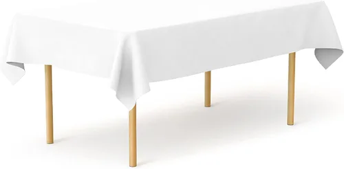 Vista 107 de Pomp - Mantel premium de poliéster con estampado abstracto de 52 x 52 pulgadas cuadradas Tela de fácil cuidado, resistente a arrugas y manchas