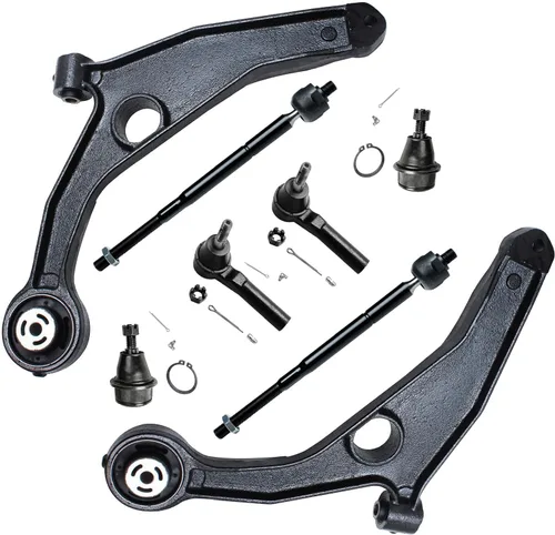 Vista 83 de Detroit Axle - Kit de suspensión frontal de 8 piezas para Chevy Silverado