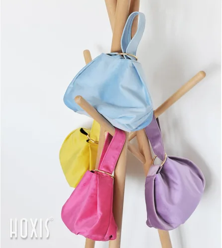 Vista 7 de Bolso de mano pequeño de terciopelo con asa superior para mujer