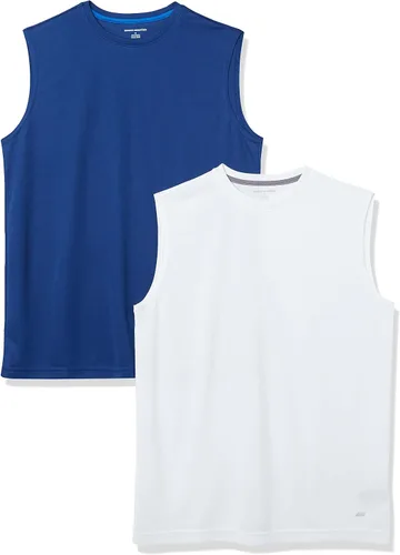 Vista 12 de Amazon Essentials Men's Active Performance Tech Muscle Sleeveless Top, Breathable Moisture Wicking Workout Shirt