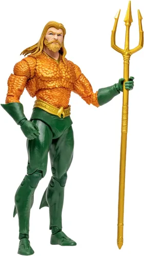 Vista 4 de McFarlane Toys DC Multiverse Aquaman (Endless Winter) Figura de acción de 7 pulgadas con accesorios