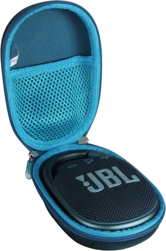 Vista 11 de Hermitshell Funda de viaje para altavoz Bluetooth inalámbrico JBL Clip 3 portátil impermeable (Negro)