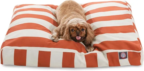 Vista 29 de Majestic Pet Cama rectangular grande para perros con rayas lavable, cama antideslizante y cómoda para mascotas, cama para perros con funda extraíble