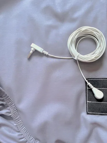 Vista 12 de Sábana bajera ajustable 10% plata 90% algodón peinado para dormir mejor, beige, tamaño individual