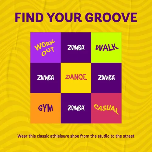 Vista 6 de ZUMBA Air Funk - Tenis de baile para mujer
