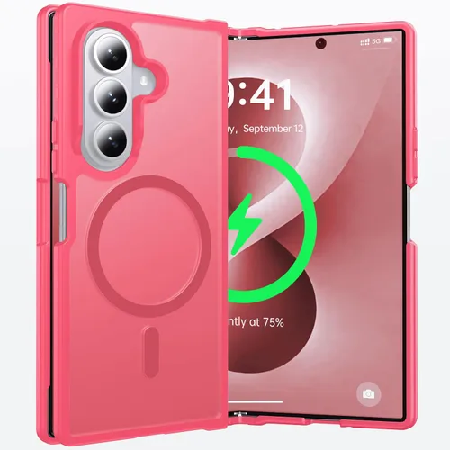 Vista 22 de Funda para Samsung Galaxy 8 Fold Z compatible con MagSafe, transparente