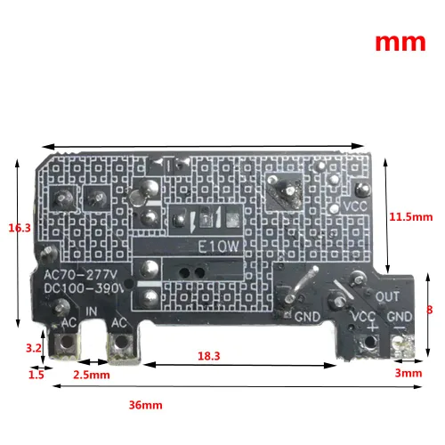 Vista 4 de Delinx 2 piezas Módulo convertidor AC DC Universal 110 V 120 V 220 V 230 V a DC 5 V 12 V Placa de fuente de alimentación de conmutación aislada