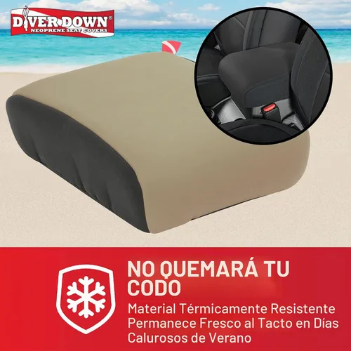 Vista 5 de Diver Down Funda de neopreno para consola central – Se adapta a Jeep JK JKU Wrangler 2007-2018 – Funda acolchada para reposabrazos – No te quema
