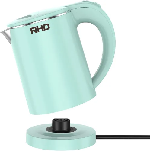 Vista 9 de RHD Hervidor eléctrico 0.9L, acero inoxidable de ebullición rápida 304 de Negro 0.9L