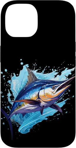 Vista 4 de Funda para iPhone 12 Pro Max con peces marinos para amantes de los pescadores y Marlin