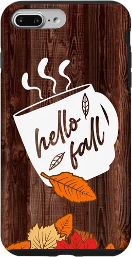 Vista 12 de Hello Fall Mug Maple Leaves Autumn Season Thanksgiving Gift Case for iPhone 17