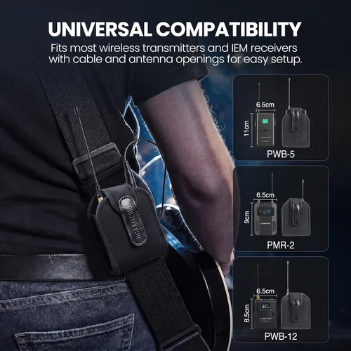 Vista 2 de Phenyx Pro Bolsa transmisor inalámbrico de neopreno (BA-1)
