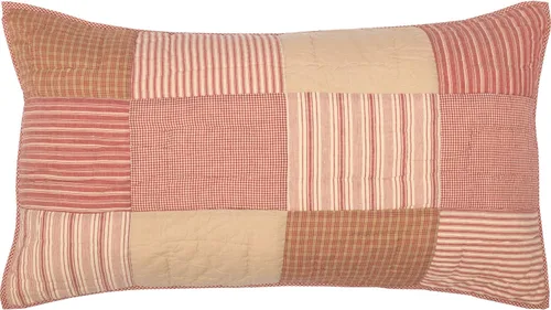 Vista 21 de VHC Brands Sawyer Mill - Almohada decorativa familiar azul para sofá, sofá o cama, 14 x 22 pulgadas