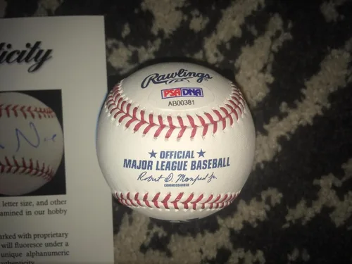 Vista 3 de Topps Hideo Nomo Signed/Auto Official Major League Baseball La Dodgers Psa/Dna 3 - Autographed Baseballs