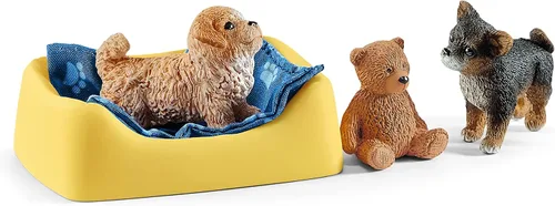 Vista 10 de Schleich Farm World Puppy Pen - Juego educativo de 13 piezas para niños de 3 a 8 años