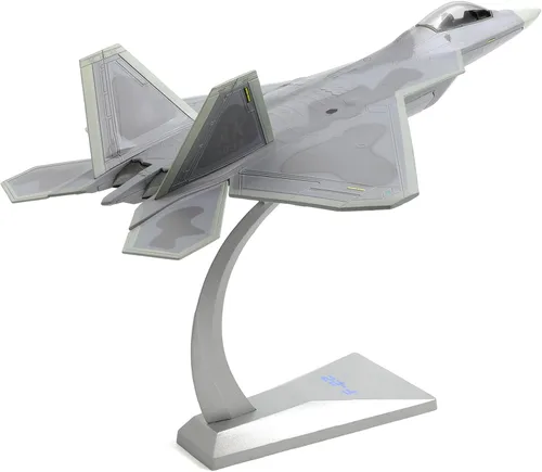 Vista 9 de NUOTIE Classic USA F22 Raptor Fighter Attack Pre-Build Modelo 1:72 de aleación de avión fundido a troquel avión modelo de exhibición militar