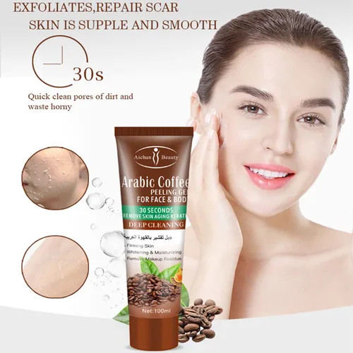Vista 6 de AICHUN BEAUTY Peeling Gel Face Body Elimina el envejecimiento de la piel Queratina Limpieza profunda Hidratante Refresca la piel suave