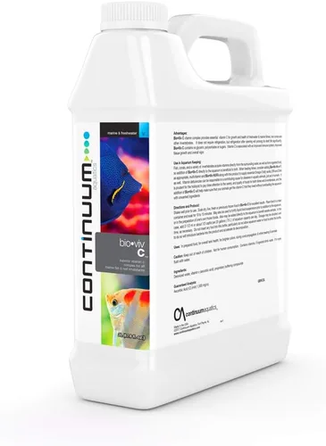 Vista 2 de Bio-Viv C, complejo superior de vitamina C para todos los habitantes de peces marinos y arrecifes, 2 litros