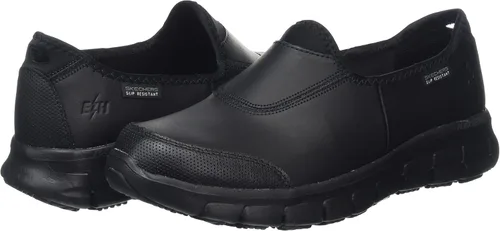 Vista 12 de Skechers Zapatos de seguridad para mujer, Negro