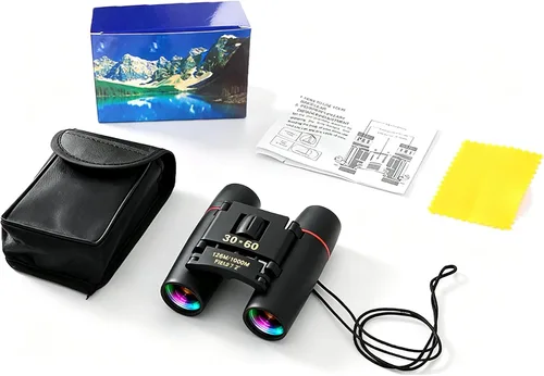 Vista 11 de Prismáticos para adultos de 8 x 21 pulgadas, mini binocular compacto de bolsillo pequeño para observación de aves, conciertos, teatro, ópera