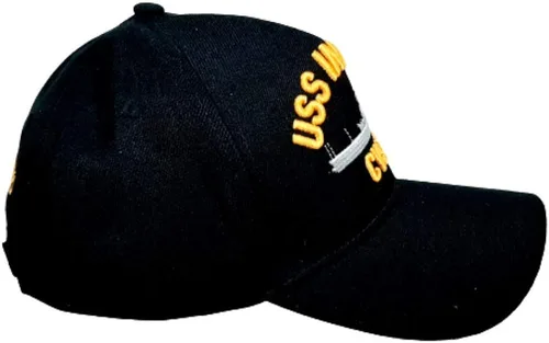 Vista 2 de August Sportswear USS Intrepid CVS-11 Sombrero Gorra Negro Bordado Acrílico Marino H7