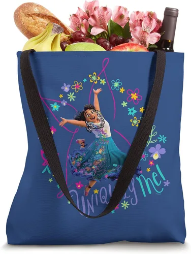 Vista 4 de Disney Encanto Mirabel Uniquely Me - Bolsa de mano con diseño de mariposa rosa Blanco 16 pulgadas