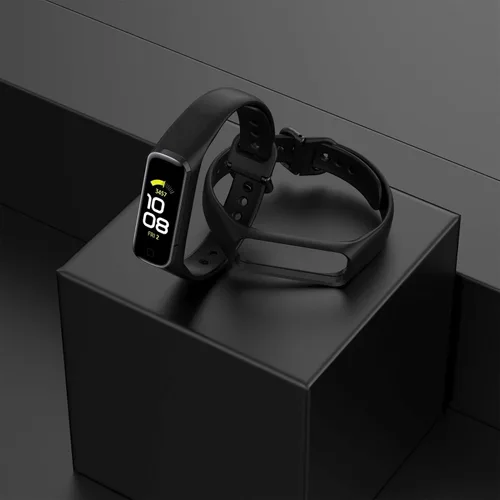 Vista 3 de Compatible con accesorios de correa de silicona de repuesto para Samsung Galaxy Fit 2 Band