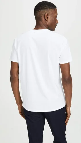 Vista 3 de Lacoste Camiseta de algodón Pima de manga corta con cuello en V para hombre