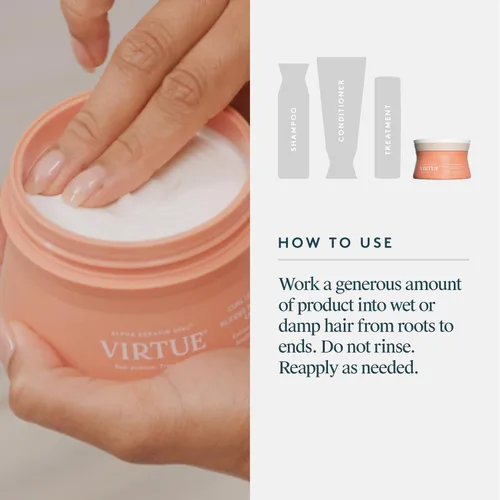 Vista 8 de VIRTUE Tratamiento capilar con mantequilla sin enjuague Curl