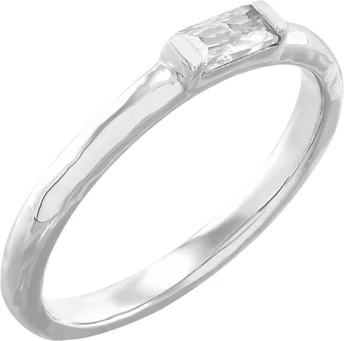 Vista 2 de Silpada Anillo de circonita cúbica 'Baguette Touch' en plata de ley