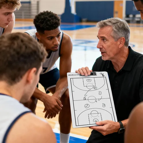 Vista 8 de Portapapeles de entrenadores de baloncesto, portapapeles blancos de doble cara de borrado en seco, pizarra blanca de baloncesto para entrenadores