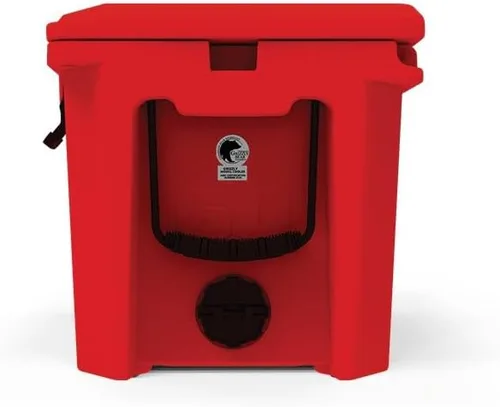 Vista 4 de Grizzly Coolers Refrigerador de 6 cuartos Rojo