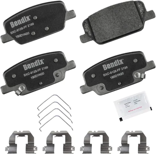 Vista 265 de Bendix Priority1 CFC154 - Juego de pastillas de freno de disco para Avanti II, Century, LeSabre, Regal, Riviera, chasis comercial, DeVille