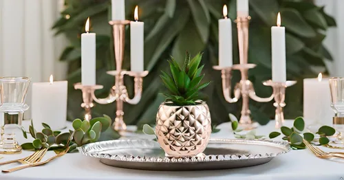Vista 6 de Pretty Home - Piña suculenta artificial de 7.5 pulgadas, decoración de mesa