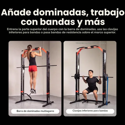 Vista 6 de Sunny Health & Fitness Smith Machine - Soporte para sentadillas